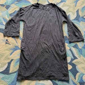 Eileen Fisher gray Tunic Top size medium